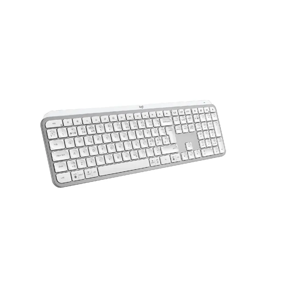Безжична клавиатура Logitech MX keys S Illuminated, Pale gray - Image 3