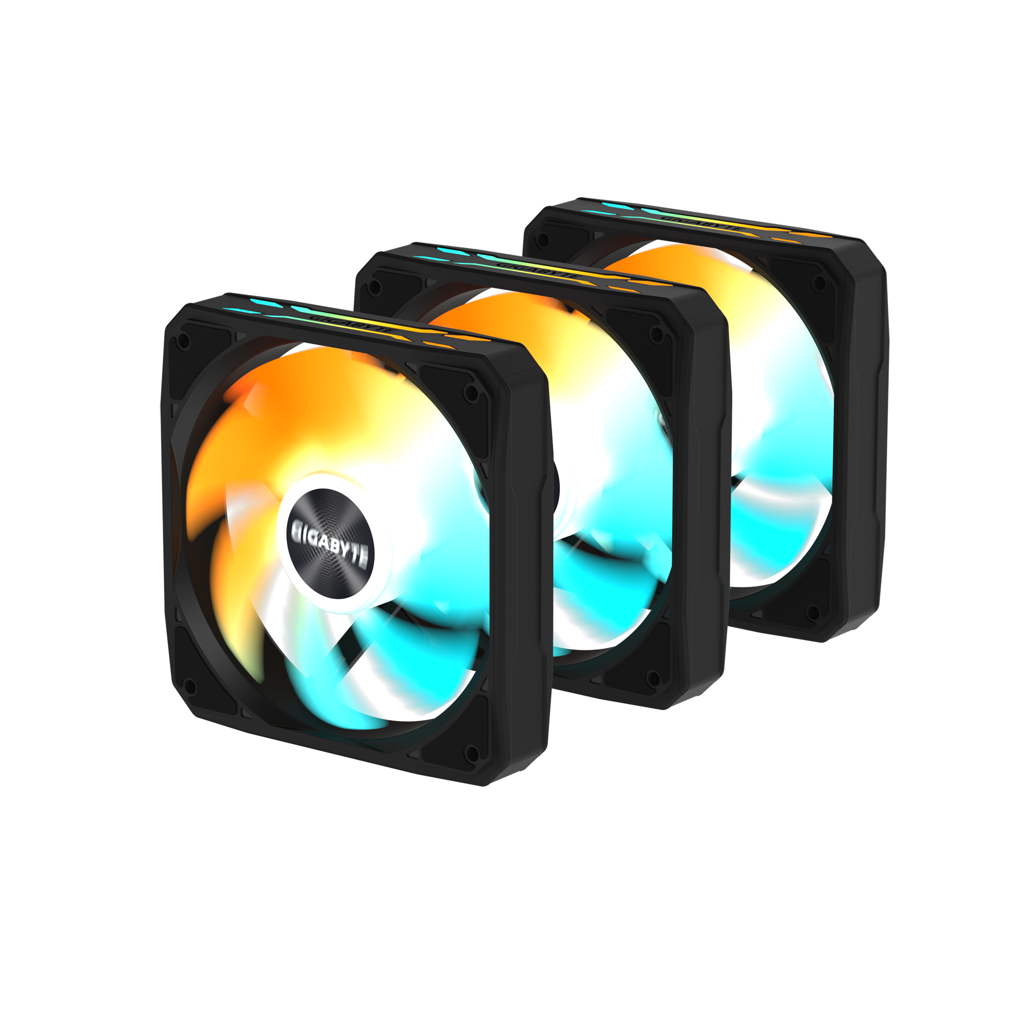 Комплект вентилатори 3-Pack GIGABYTE AORUS EZ CHAIN FAN 120, 120x120x25mm ARGB