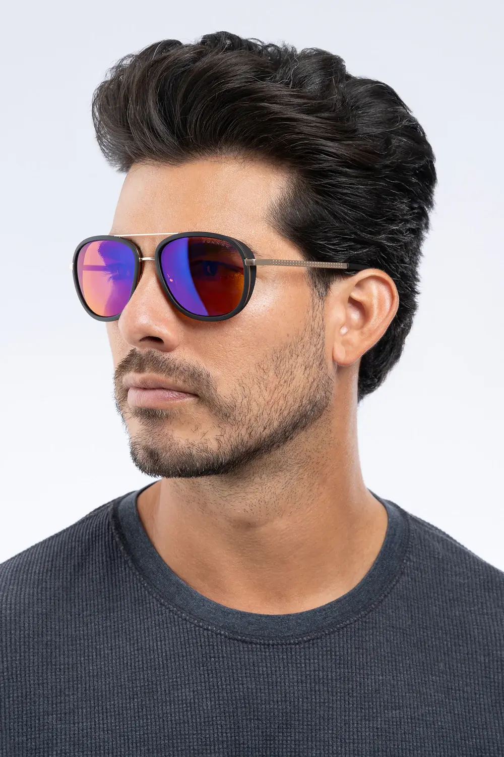 Компютърни очила GUNNAR Dume - Gold - Amber Max - Image 4