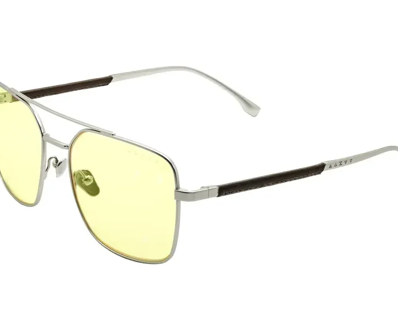 Компютърни очила GUNNAR White Wolf - Steel/Umber - Amber