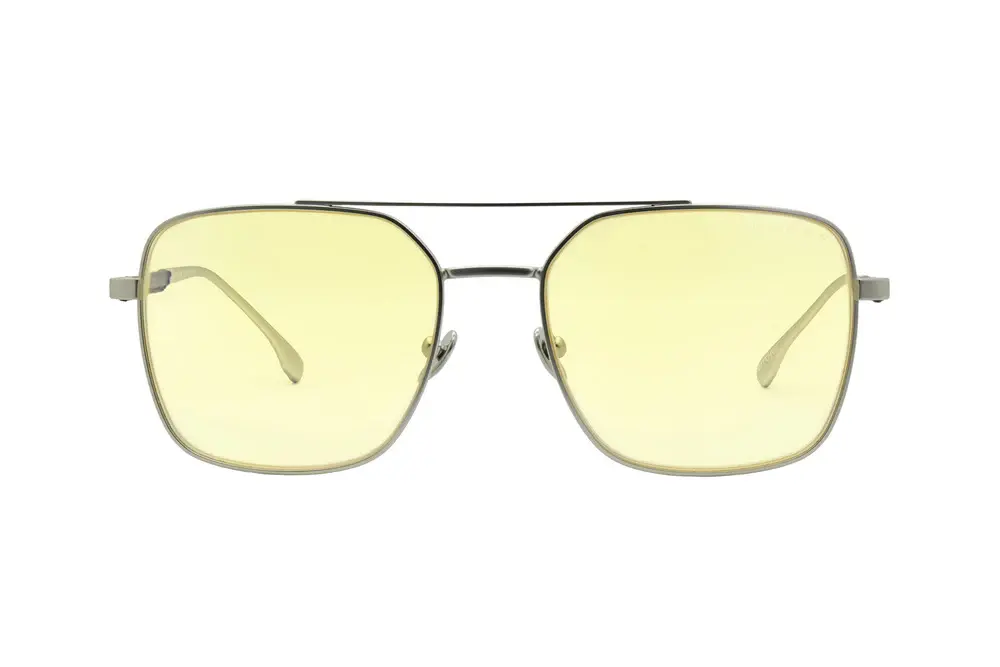 Компютърни очила GUNNAR White Wolf - Steel/Umber - Amber - Image 3