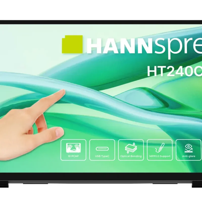 Портативен тъч Монитор Hanspree HT240CUA - 23.8" VA FHD(1920x1080), HDMI, USB-C