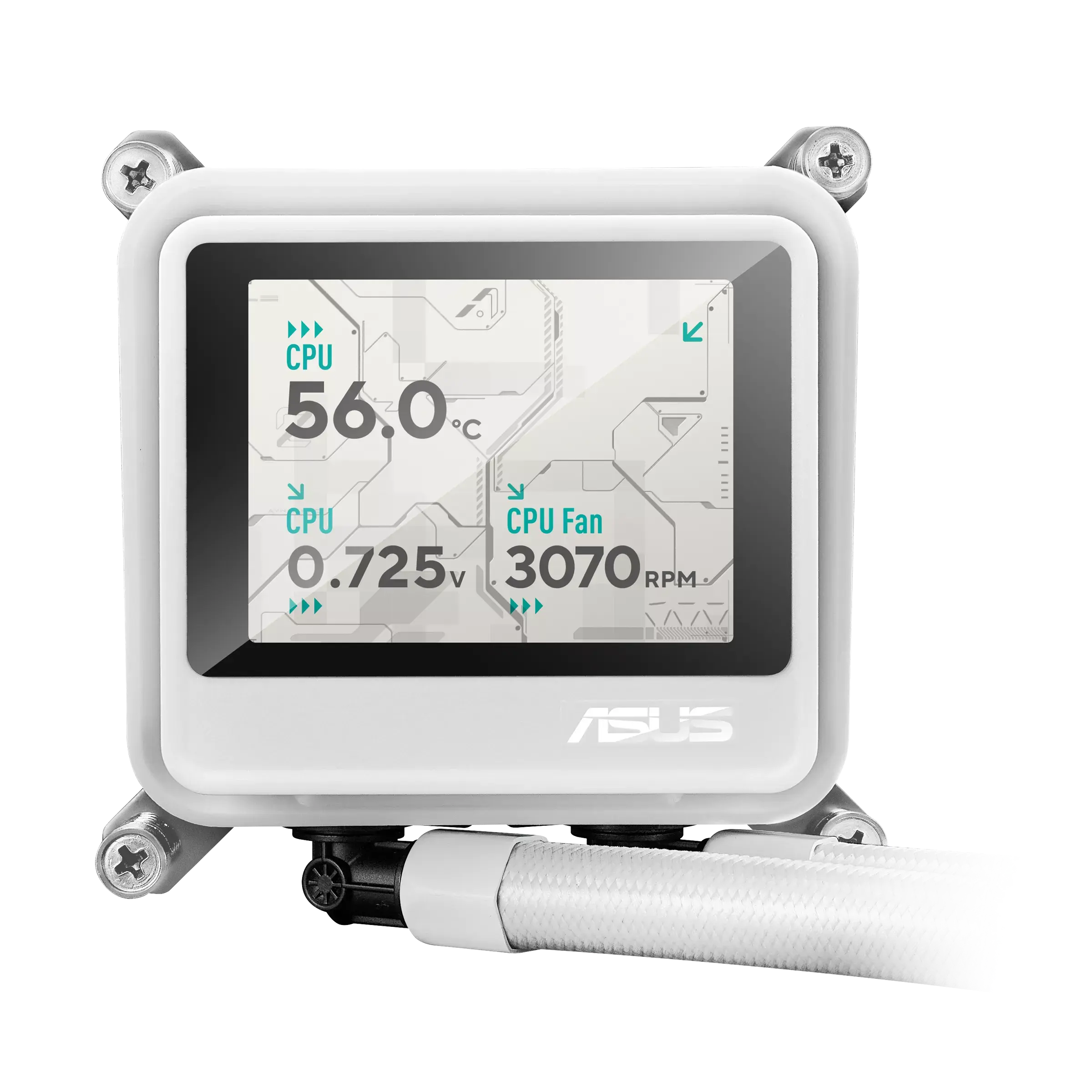 Охладител за процесор ASUS MAX Gaming LC 360 ARGB LCD White Edition - Image 4