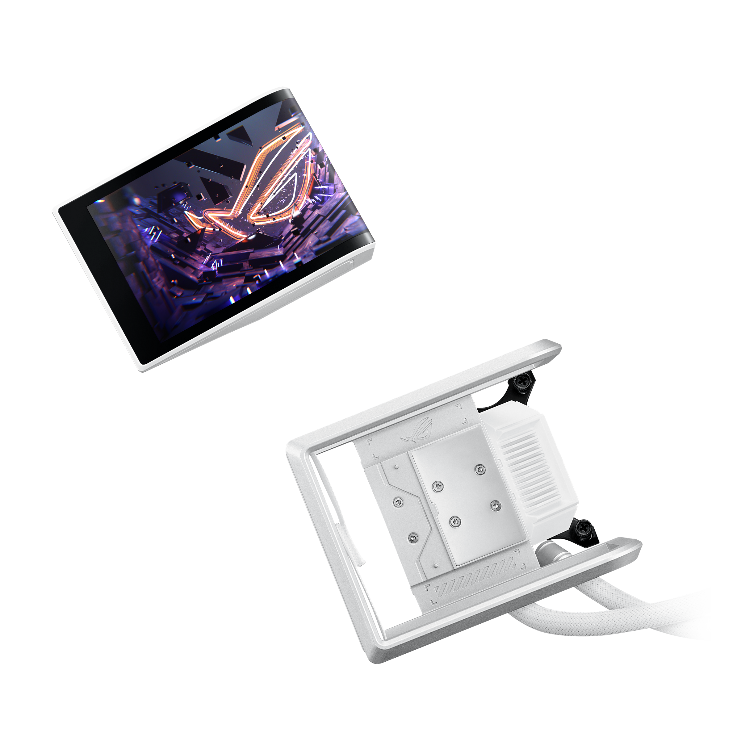 Охладител за процесор ASUS ROG Ryuo IV 360 ARGB White Edition 6.67" Curved AMOLED Display - Image 11