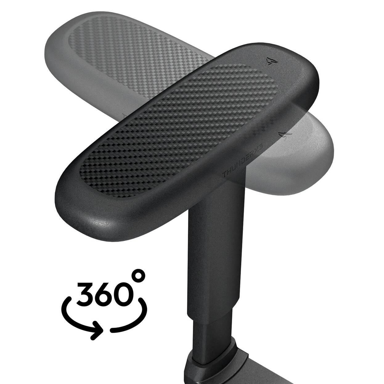 Геймърски стол ThunderX3 SOLO 360 Ergonomic Racer - Черен - Image 9