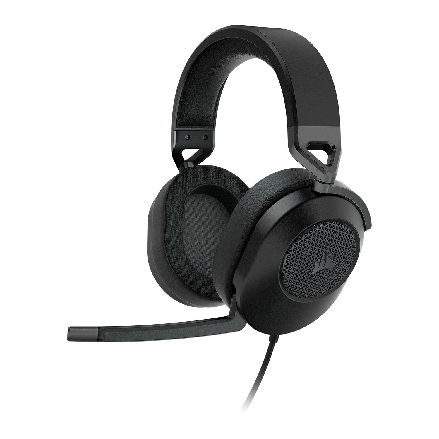 Геймърски слушалки с микрофон Corsair HS65 Carbon - Black