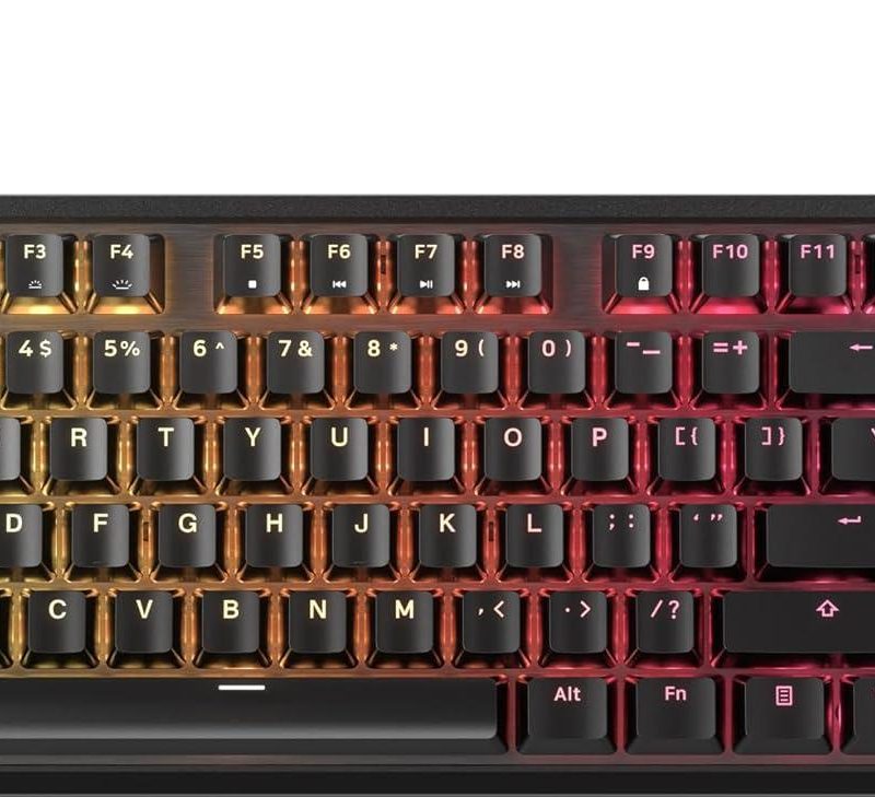 Геймърскa механична клавиатура Corsair K70 RGB MK.2 Core TKL, Corsair MLX Red суич