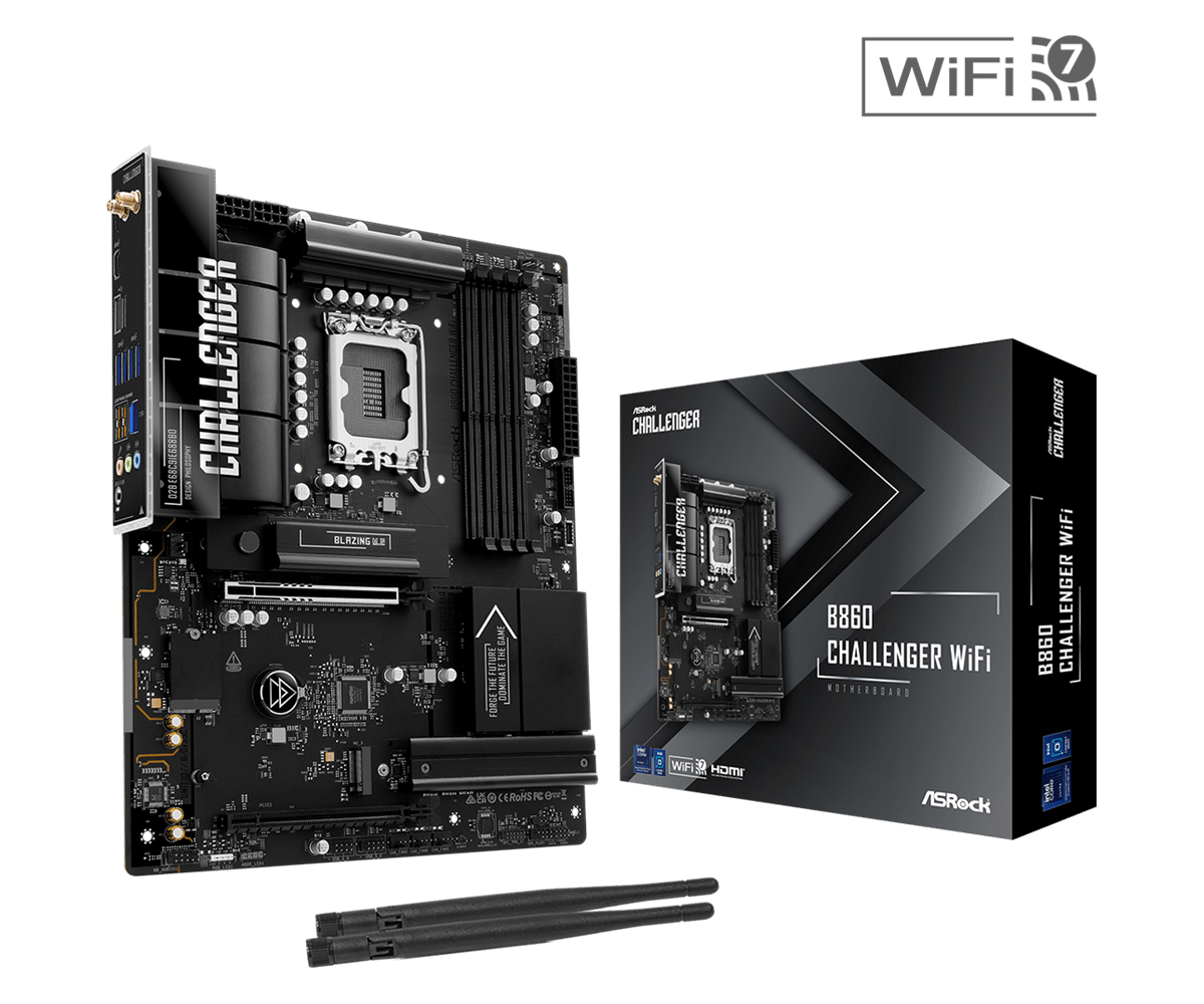 Дънна платка ASRock B860 Challenger WIFI, LGA 1851 - Image 5