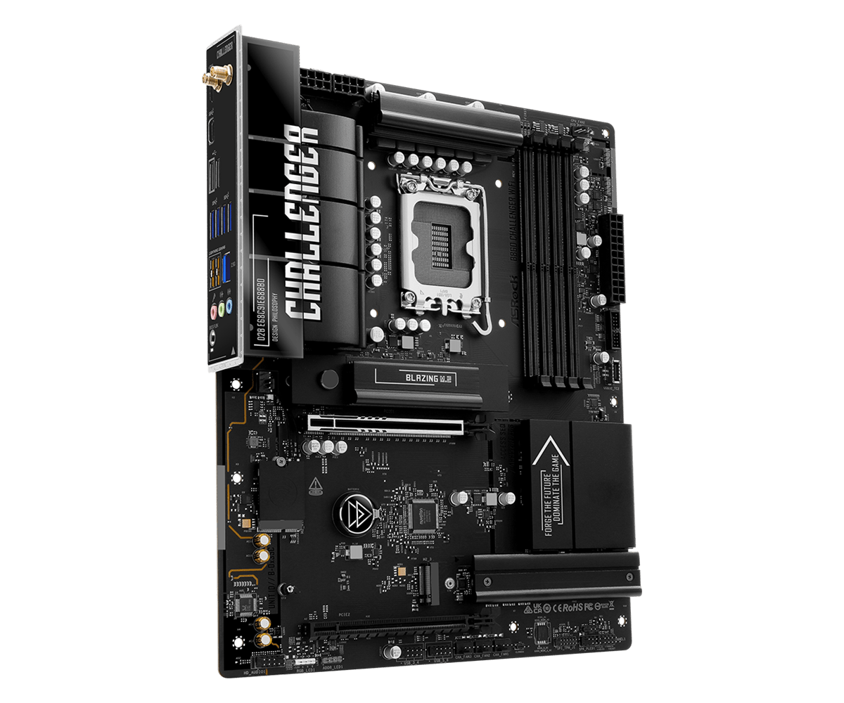 Дънна платка ASRock B860 Challenger WIFI, LGA 1851 - Image 2