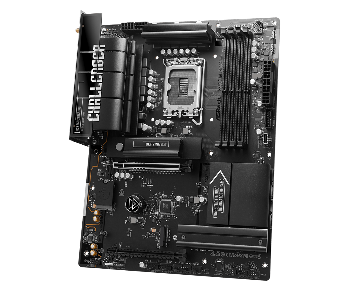 Дънна платка ASRock B860 Challenger WIFI, LGA 1851 - Image 3