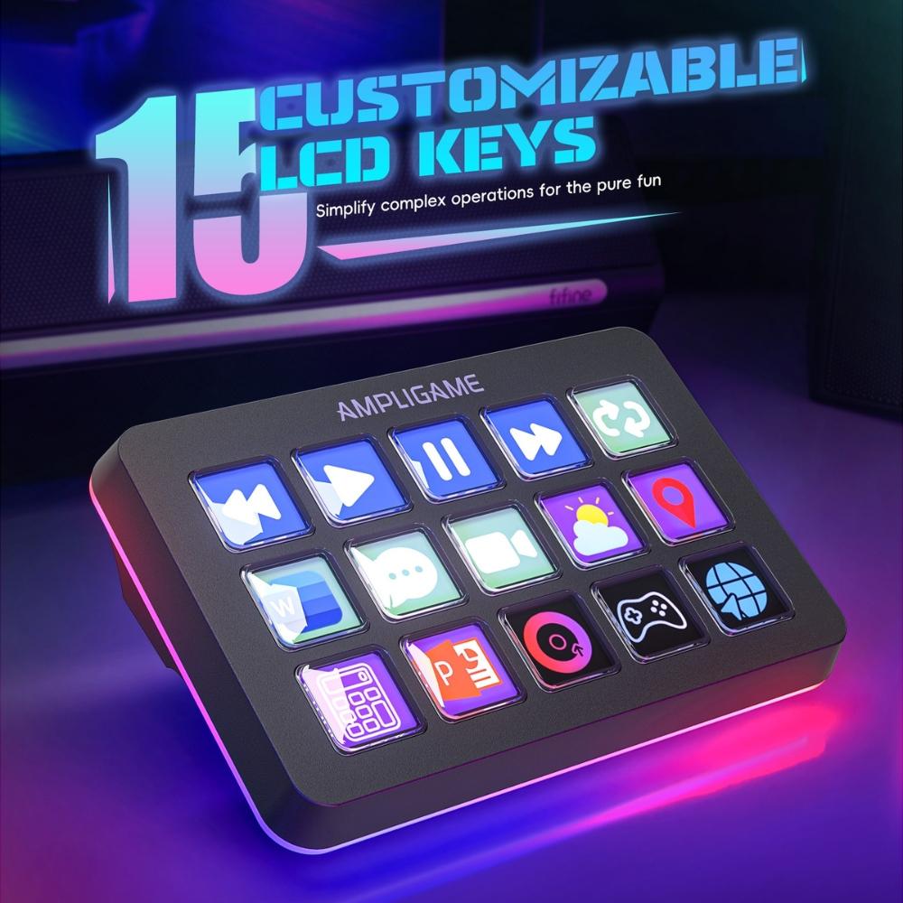 Контролер Fifine D6 Stream 15 Customized Keys and Software - Image 5