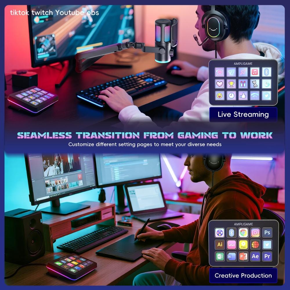 Контролер Fifine D6 Stream 15 Customized Keys and Software - Image 7