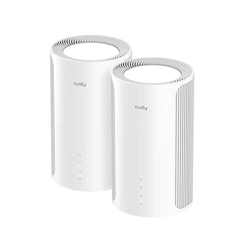 Безжична MESH система Cudy M11000 BE11000 Tri-Band 2.4/5/6Ghz 688 - 5765 Mbps - 2 Броя