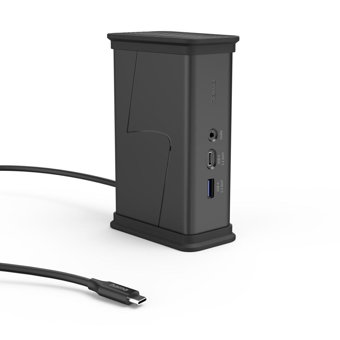 HAMA Докинг станция USB-C "Connect2Office Black", 9 порта, 2x HDMI™, USB-A, USB-C, LAN - Image 2