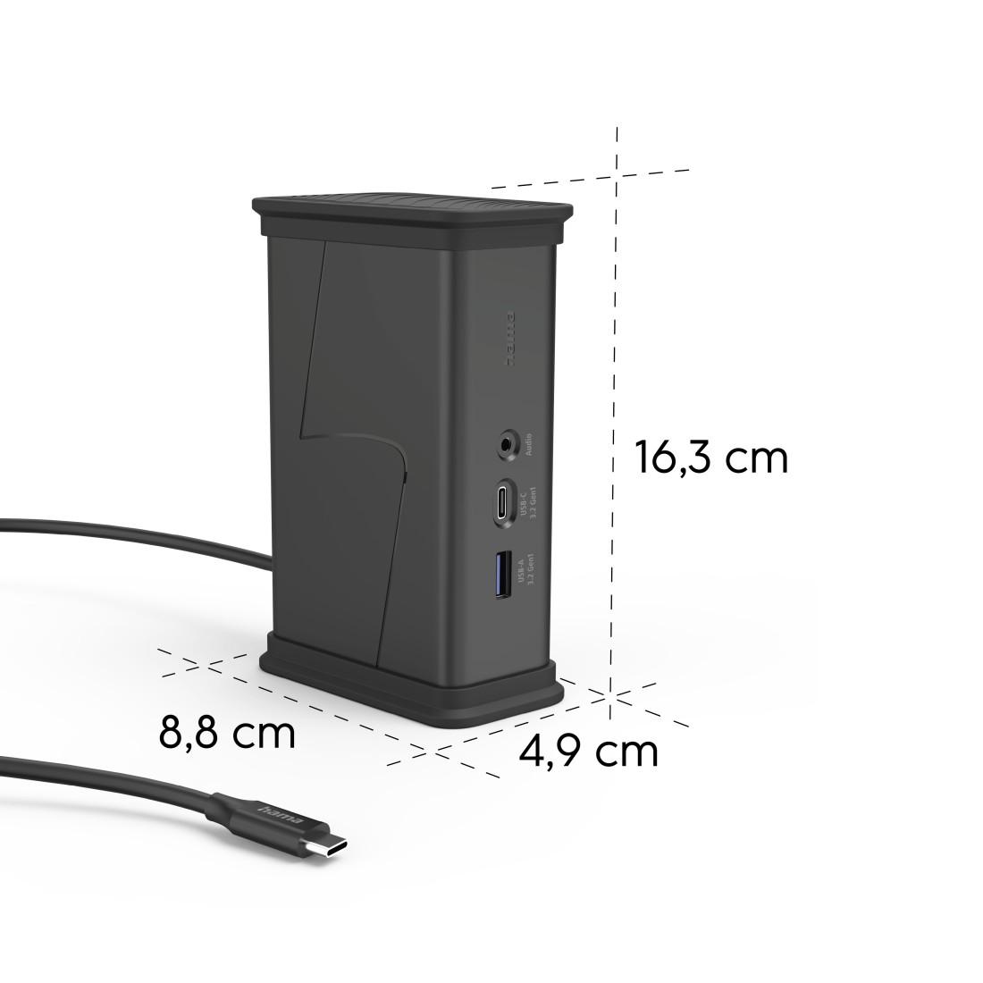 HAMA Докинг станция USB-C "Connect2Office Black", 9 порта, 2x HDMI™, USB-A, USB-C, LAN - Image 11