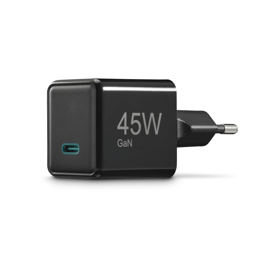 HAMA Бързо мини зарядно GaN, USB-C, PD, 45 W, черно - Image 11