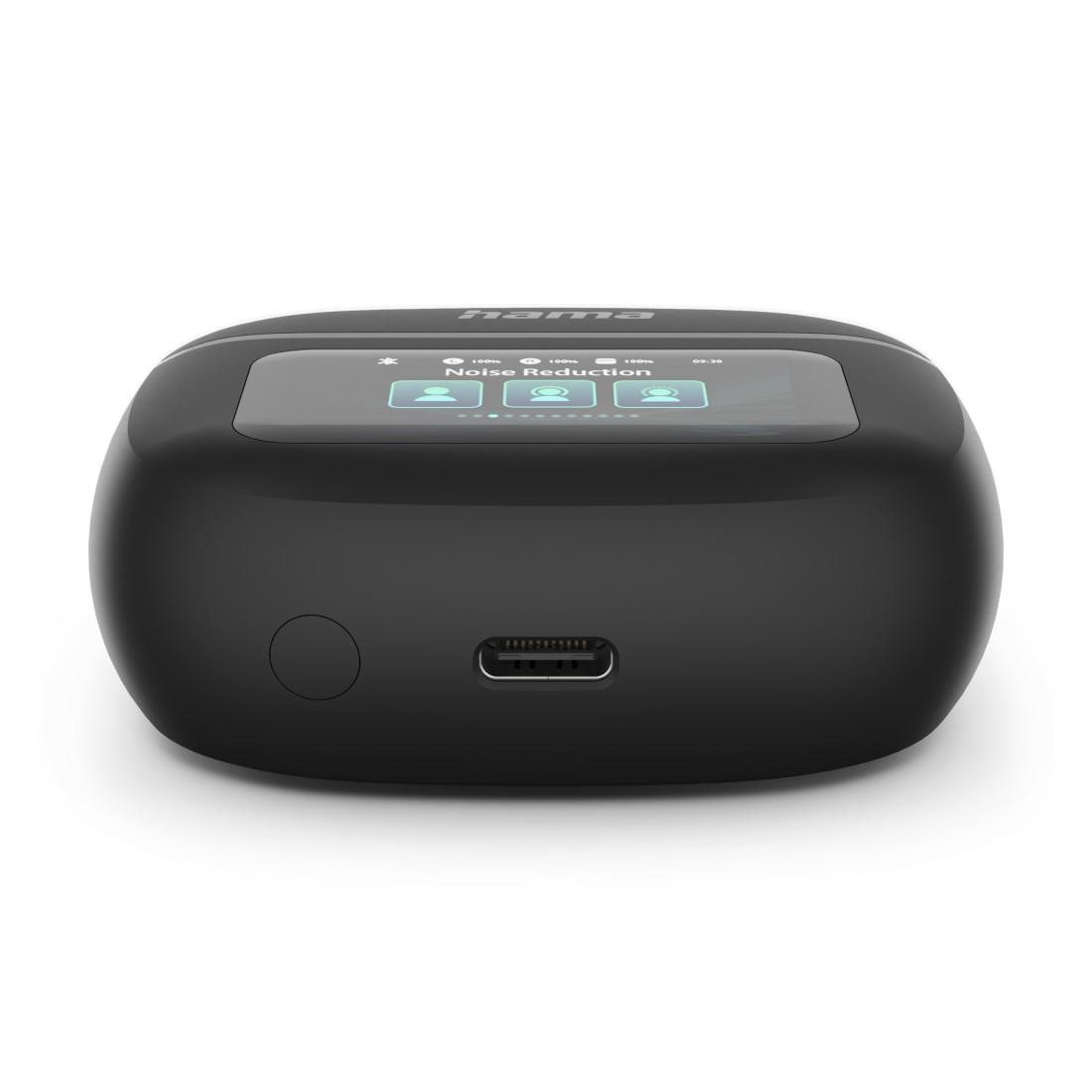 HAMA Блутут слушалки "Spirit Touch", TWS, ANC, с тъч дисплей, черни - Image 10