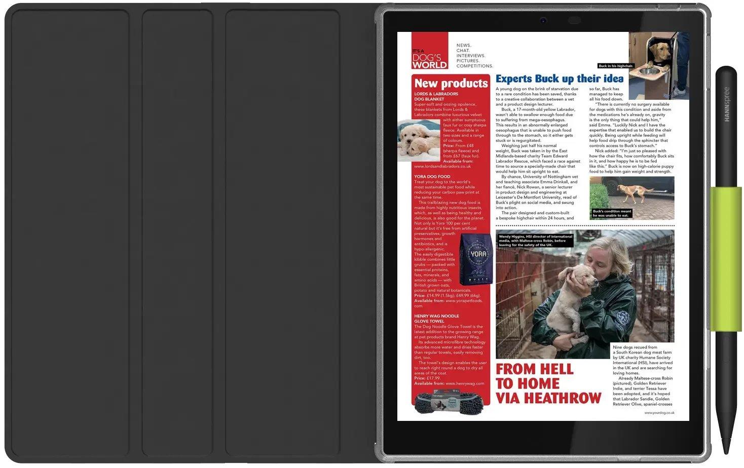 Таблет и четец Hanspreee Lumo Paper 7.8", 64 GB, в комплект с калъф Smart Folio - Image 4