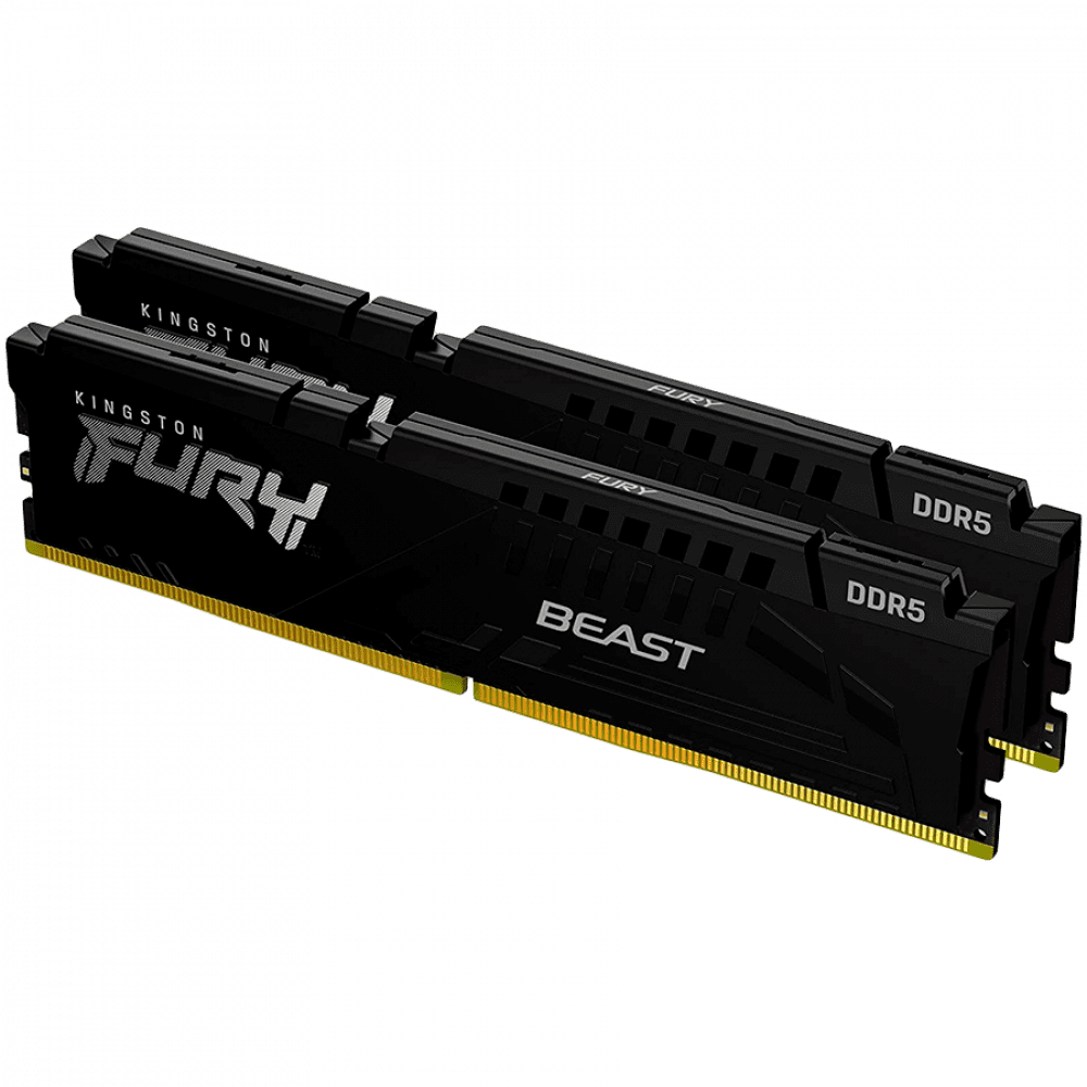 Kingston DRAM 32GB 5600MT/s DDR5 CL40 DIMM (Kit of 2) FURY Beast Black XMP