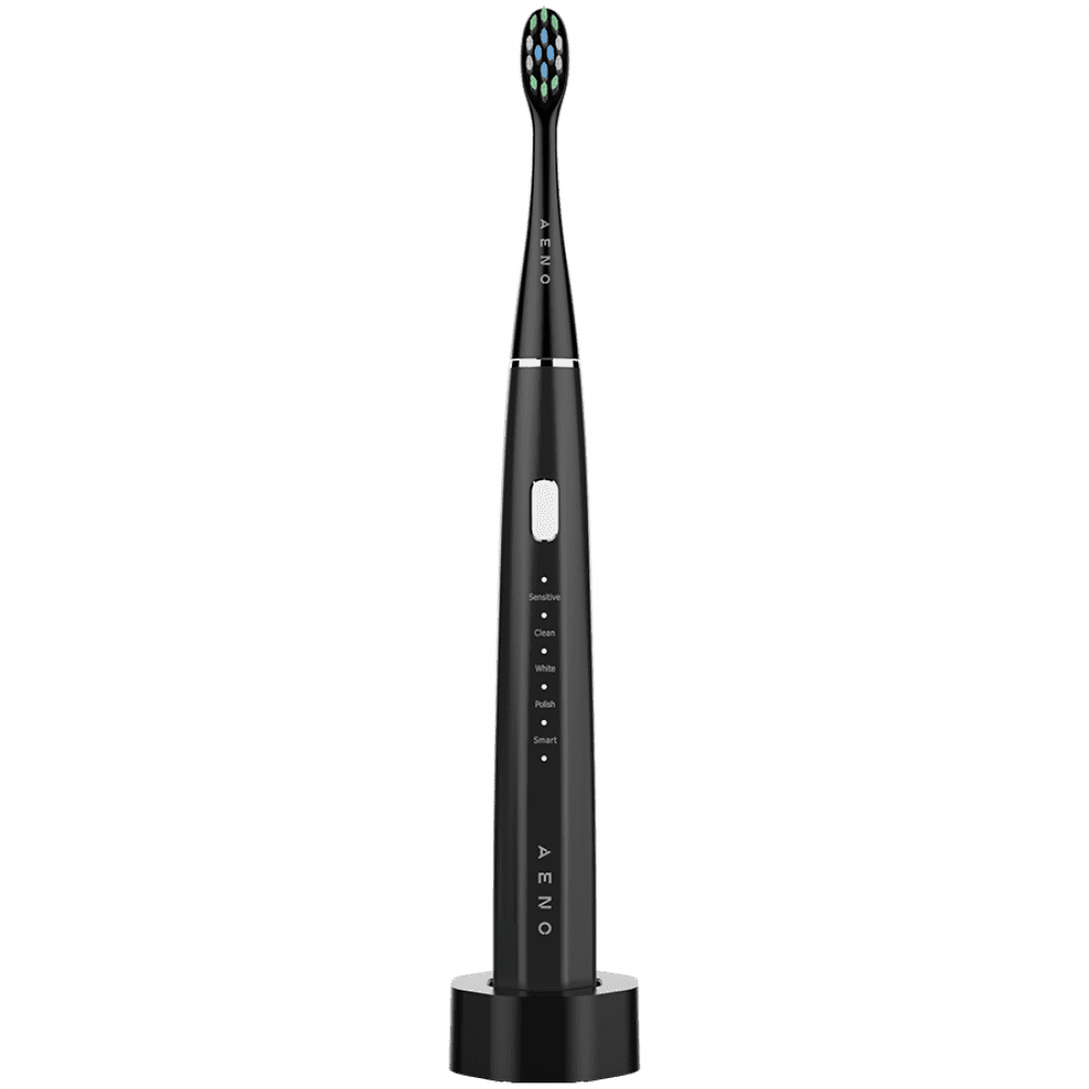 AENO SMART Sonic Electric toothbrush, DB2S: Black, 4modes +8 smart, wireless charging, 46000rpm, 90 days without charging, IPX7