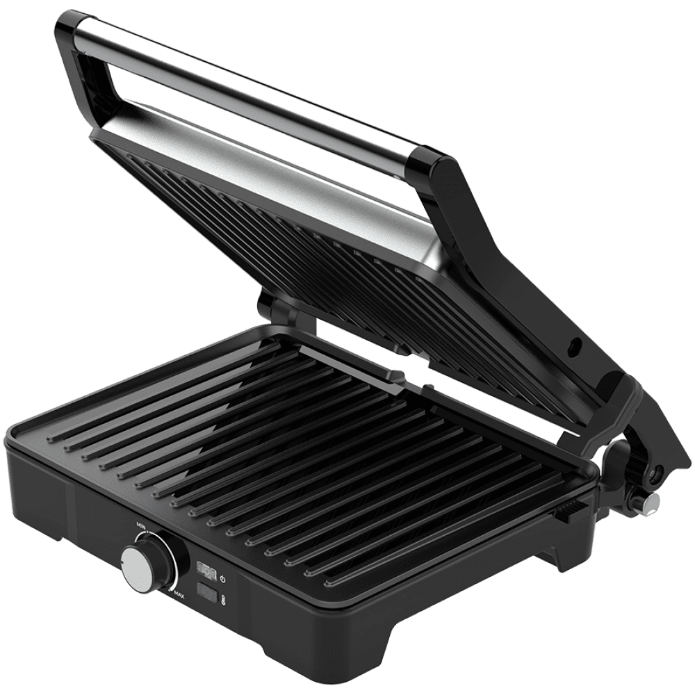 AENO Electric Grill EG2: 2000W, Temperature regulation, Max opening angle -180°, Plate size 290*234mm