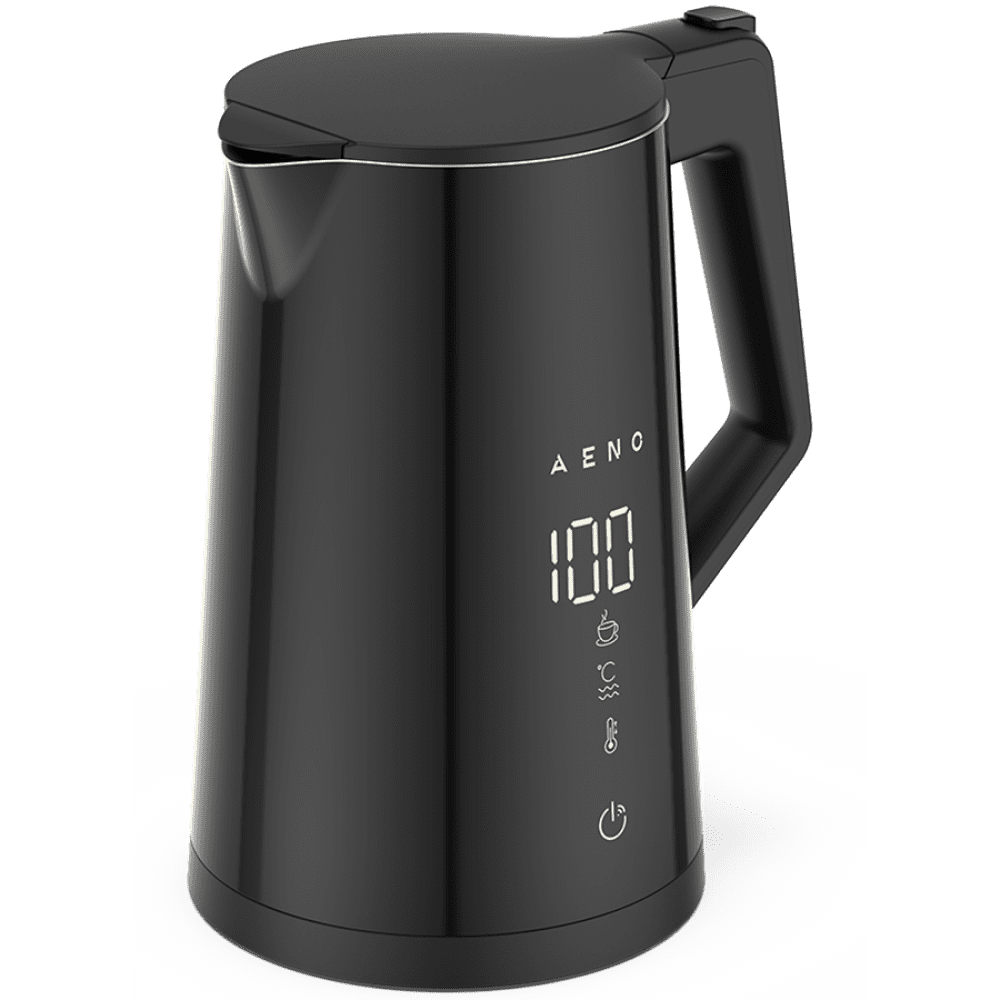 AENO Electric Kettle EK7S Smart: 1850-2200W, 1.7L, Strix, Double-walls, Temperature Control, Keep warm Function, Control via Wi-Fi, LED-display, Non-heating body, Auto Power Off, Dry tank Protection