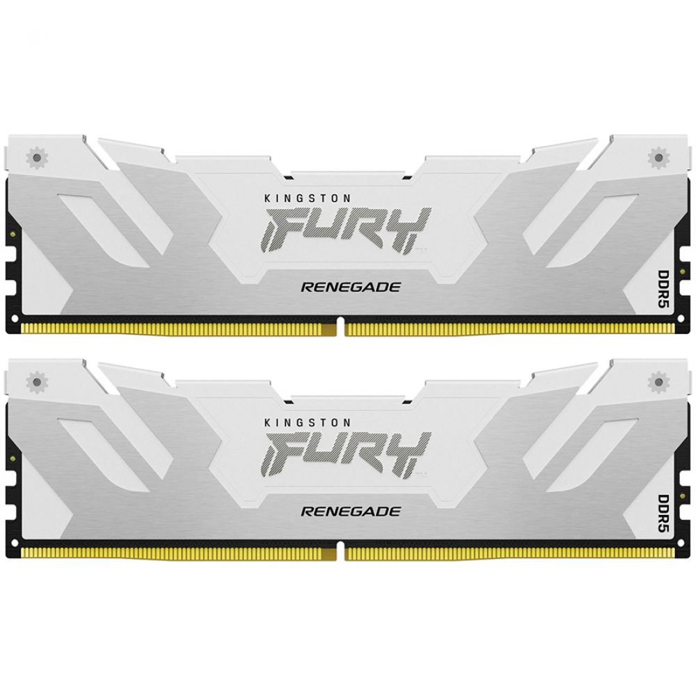32GB 6000MT/s DDR5 CL32 DIMM (Kit of 2) FURY Renegade White XMP