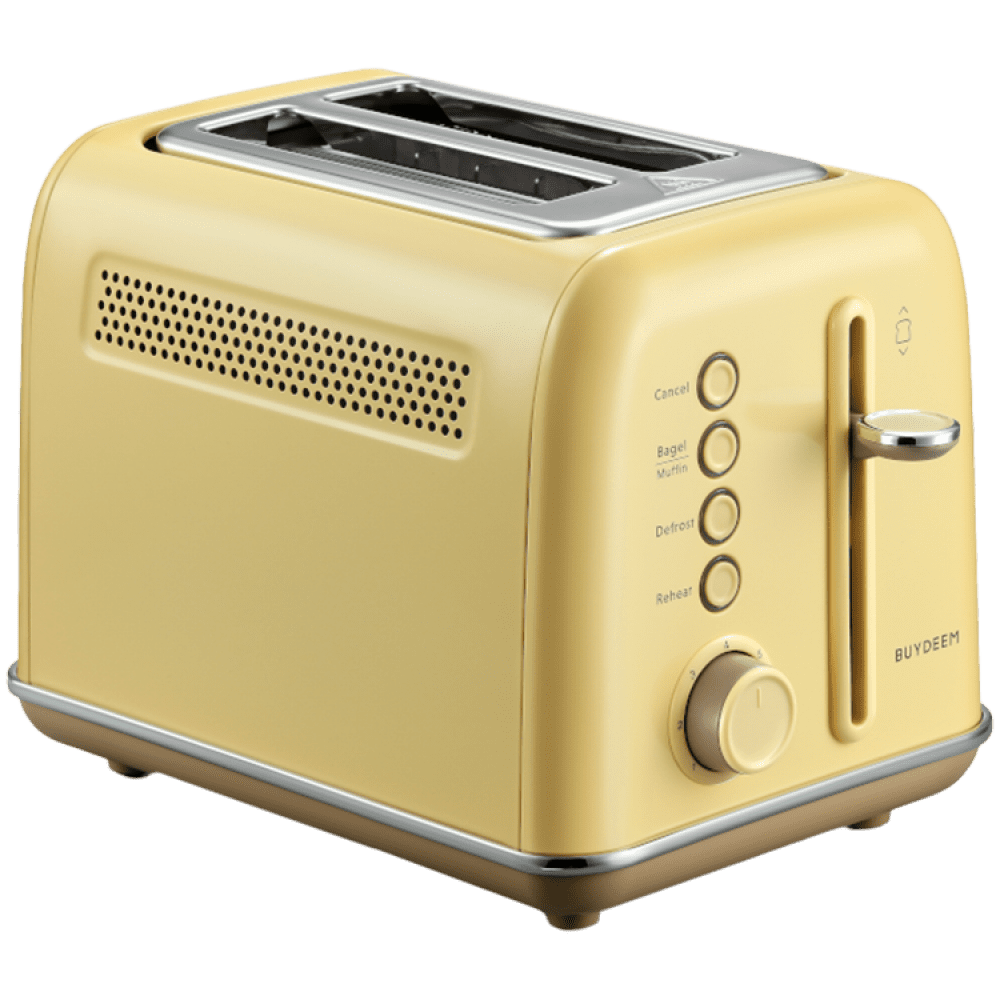 BUYDEEM 2 Slice Toaster, model DT620E, color Mellow Yellow, EU