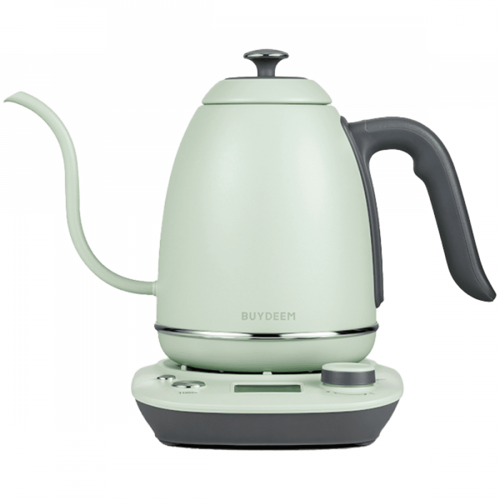 BUYDEEM Electric Gooseneck Coffee Kettle, model K821, color Cozy Greenish EU