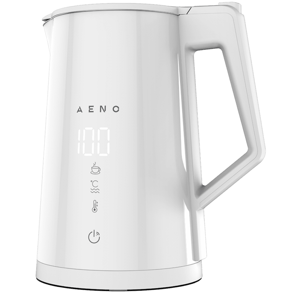 AENO Electric Kettle EK8S Smart: 1850-2200W, 1.7L, Strix, Double-walls, Temperature Control, Keep warm Function, Control via Wi-Fi, LED-display, Non-heating body, Auto Power Off, Dry tank Protection