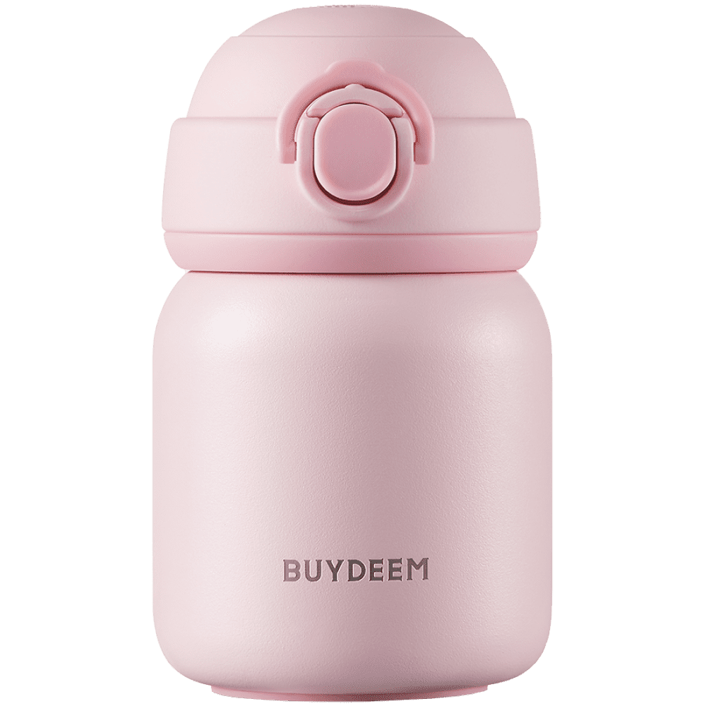 BUYDEEM Stainless Steel Thermos Bottle 200 ml, model TAN200, color Pale Dogwood