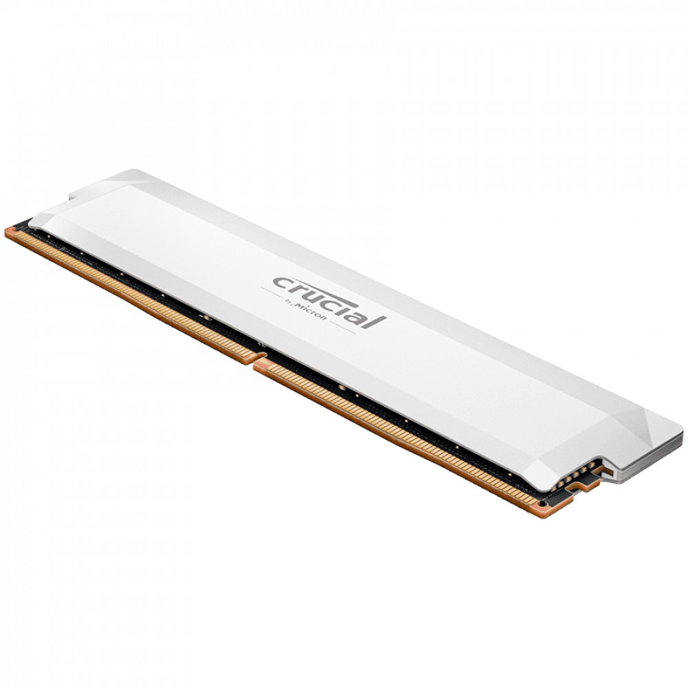 Crucial Pro OC 16GB DDR5-6400 UDIMM CL38 White