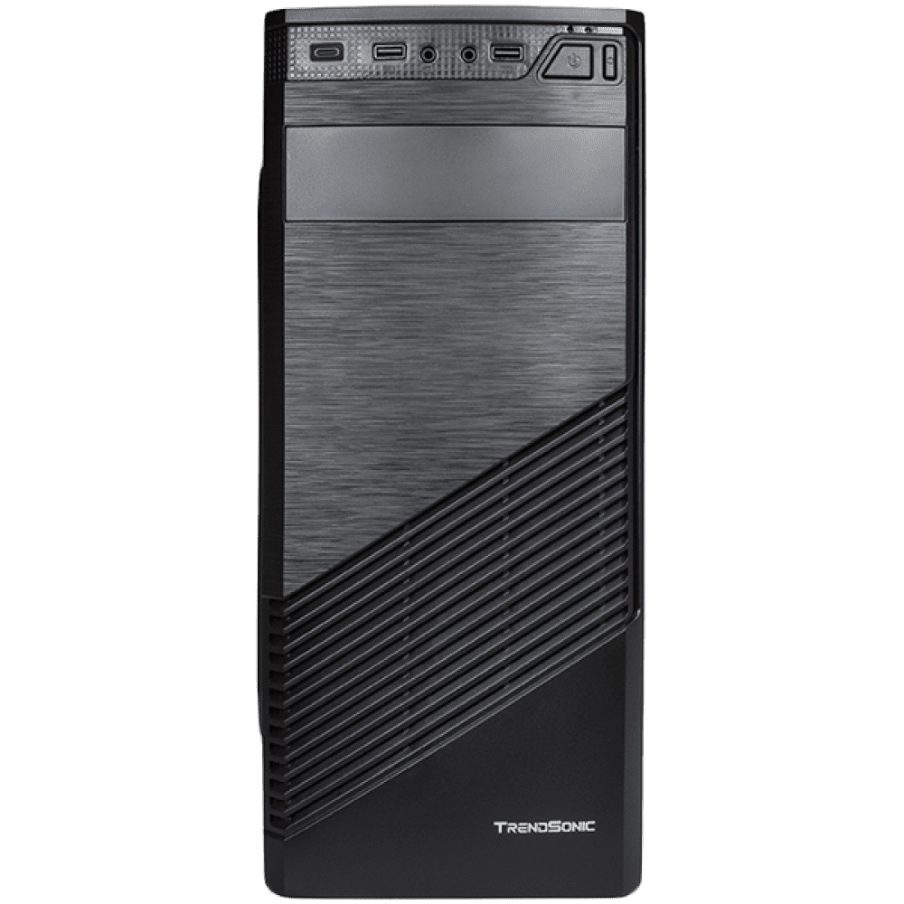 Chassis FC-F61A, ATX, 7 slots, 1 X 5.25", 2 X 3.5" H.D., 2 X 2.5", 2 x USB 3.0, 1 X Type C / 1 x AUDIO /, PSU 550W 12 sm, 20+4pin, Black