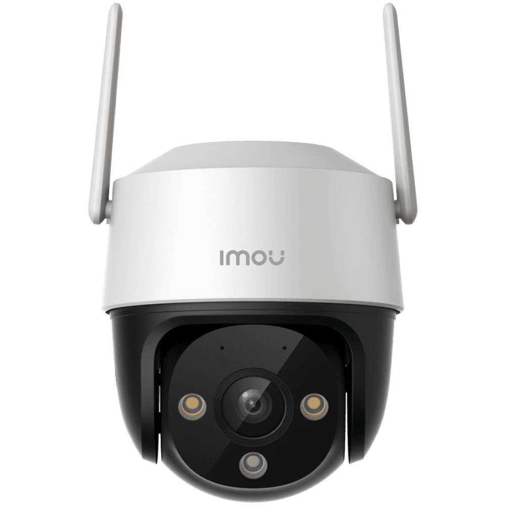 Imou Cruiser 2C, full color night vision Wi-Fi PT camera 5MP, rotation 355° pan & 90° Tilt, 1/3" CMOS, 25/30 FPS, H.265, 3.6mm Fixed lens, FOV 78°, IR up to 30m, 8x Zoom, 1x RJ45, Micro SD (256GB), Mic&Speaker, spotlight, 110dB Siren, IP66