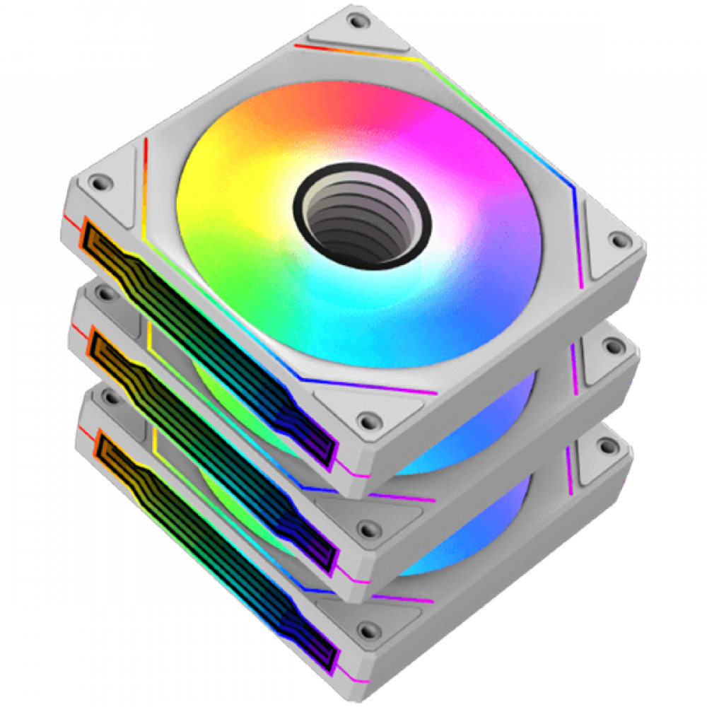 Infinity G20A Arctic (3PCS G20A Fans, ARGB MB SYBC Control Box & Remote Controller, Color Box)