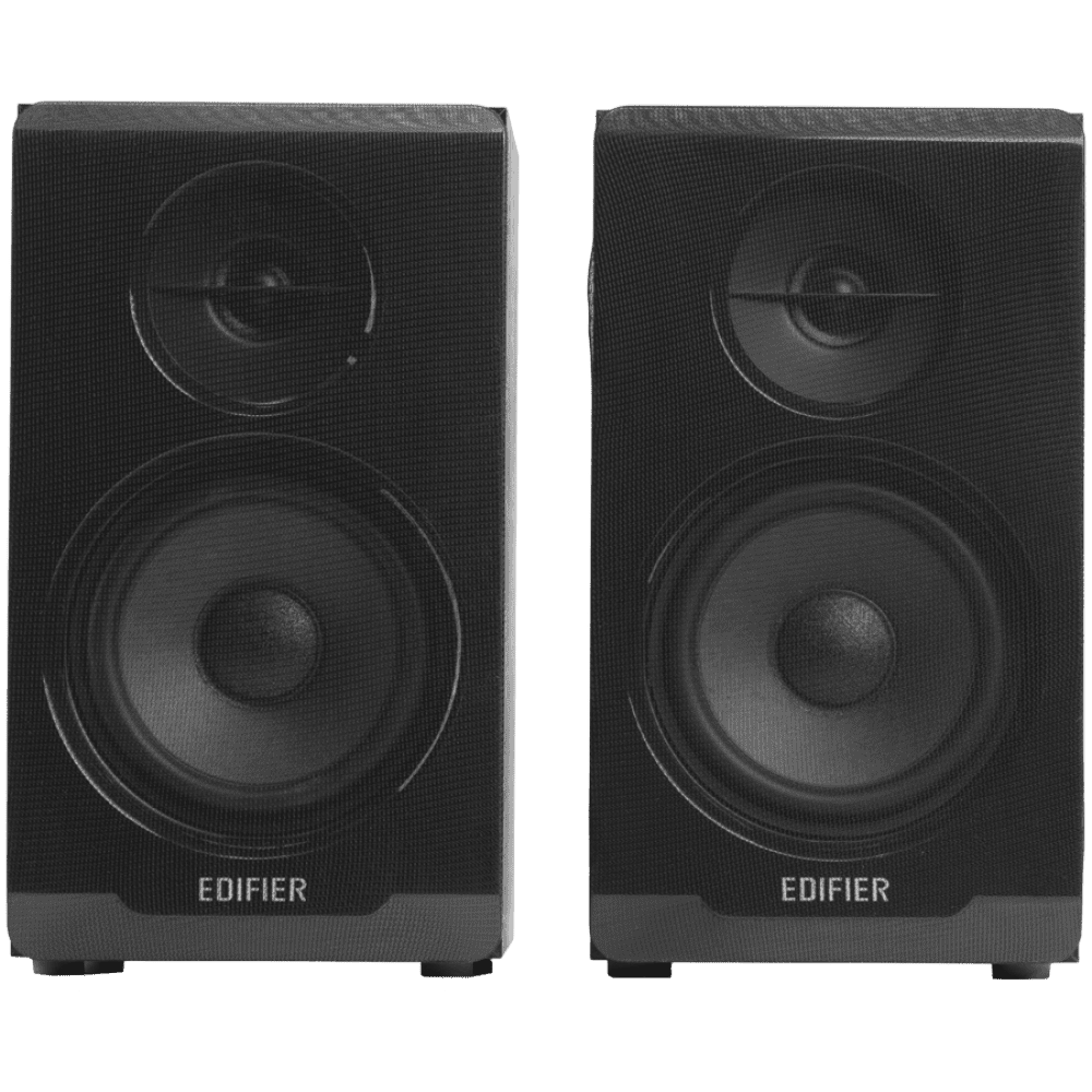 Edifier R33BT 2.0 Bookshelf Speakers, BT V5.0, AUX, 0.5-inch Tweeters, 3.5-inch Drivers, 10W (RMS), Control Buttons, Black