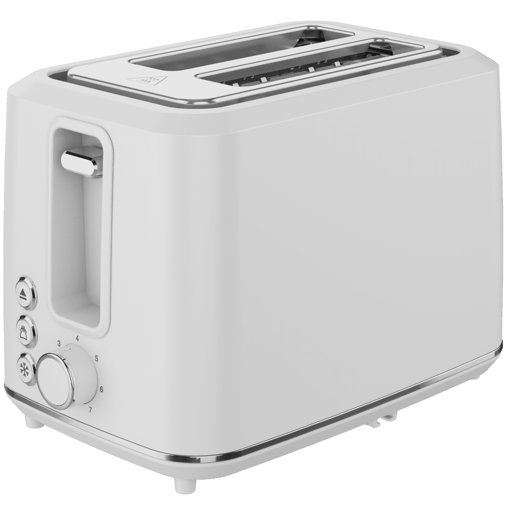 Electric Toaster, white, 220-240V, 50-60Hz, 920-1080W, 2 slots, 3 modes, 7 browning levels