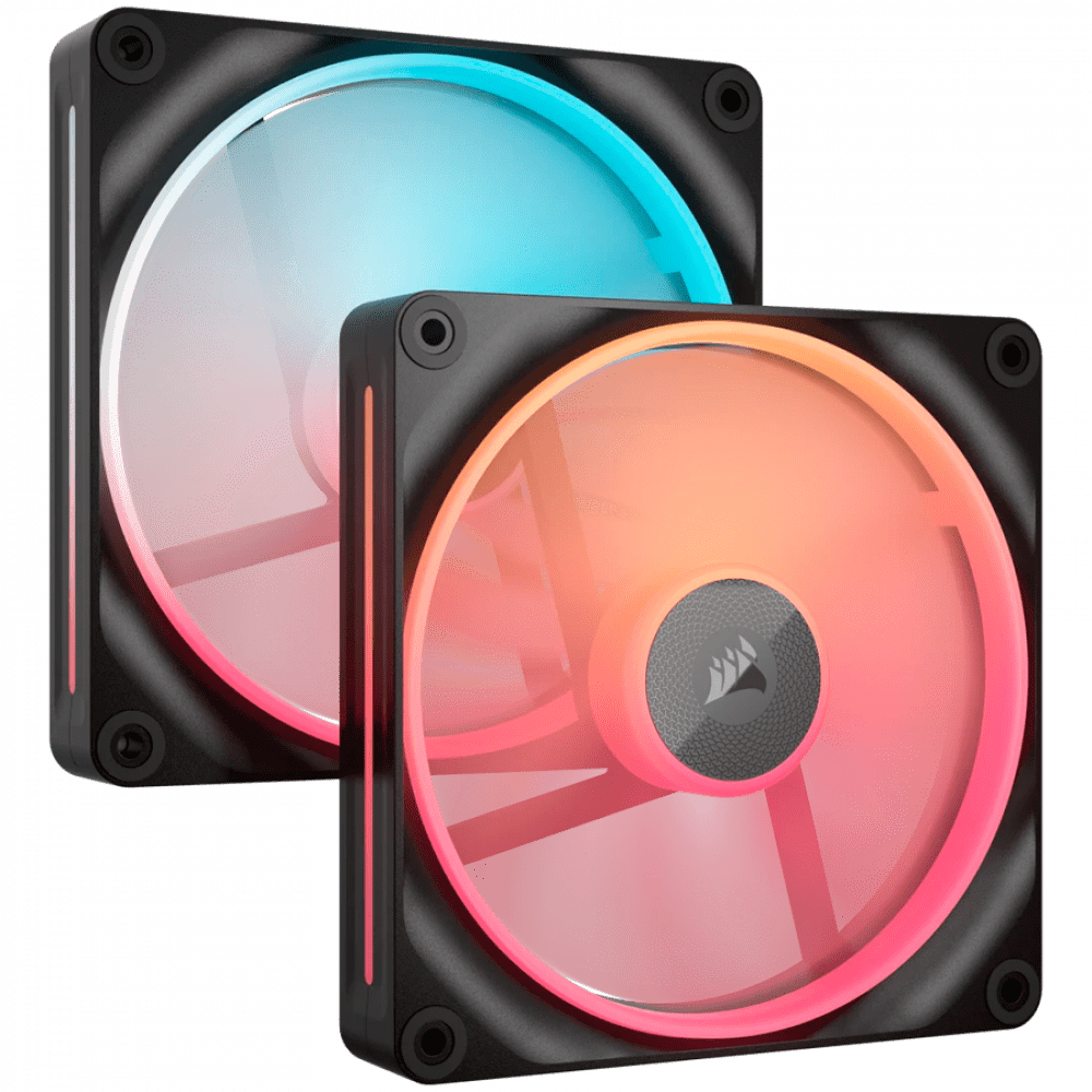 CORSAIR iCUE LINK LX140-R RGB, 140mm RGB Fan, Dual Fan Kit
