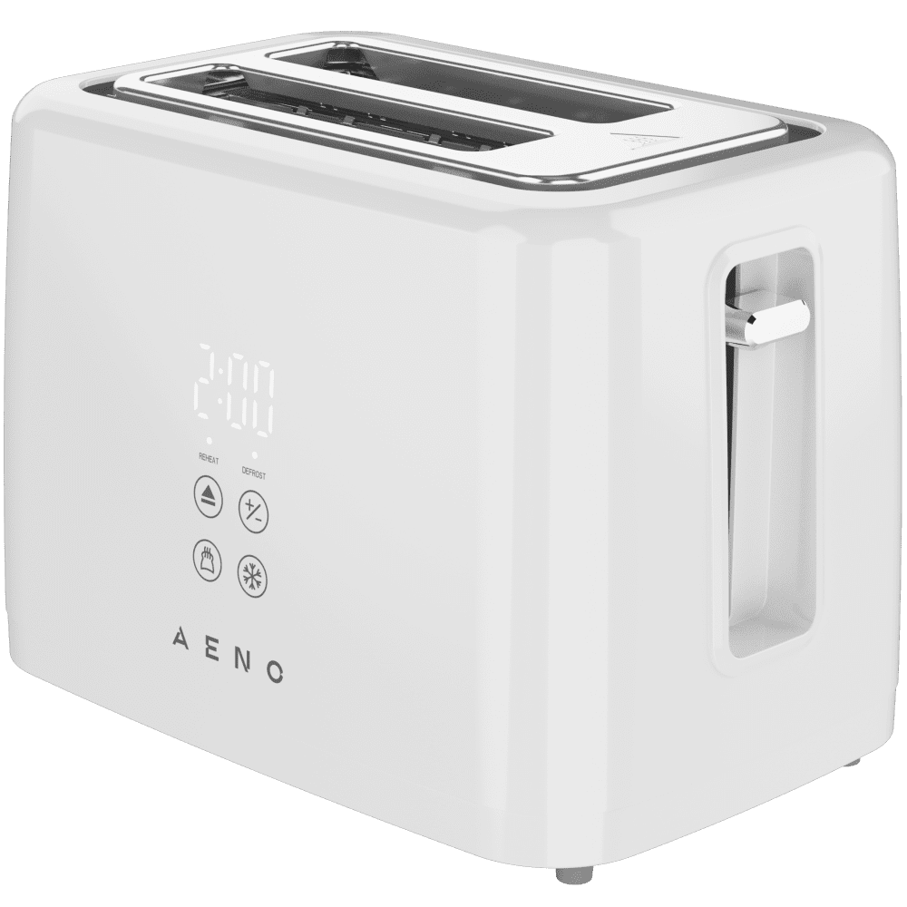 Electric Toaster, White, 220-240V, 50-60Hz, 780-930W, 2 slots, 3 modes, 7 browning levels