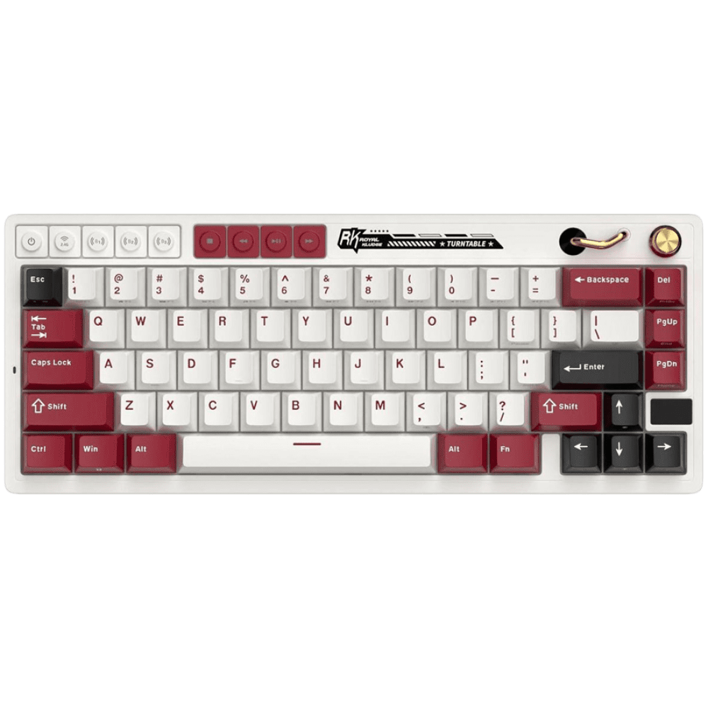 ROYAL KLUDGE RK M65 Famicom Gaming Keyboard Cream switch