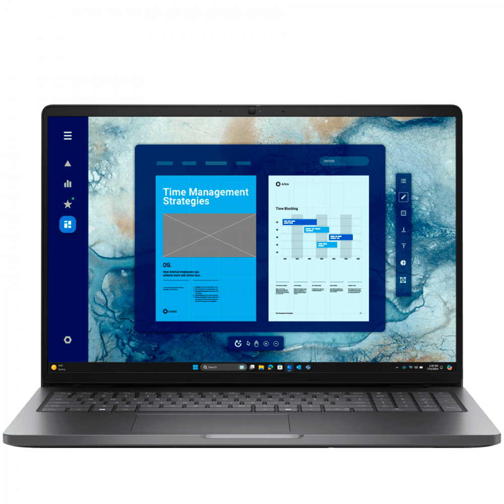 Dell Pro 16 (PC16250), Intel Core Ultra 5 235U vPro(C12, T14, 12MB cache, up to 4.9GHz), 16.0"FHD+(1920x1200) NoTouch, 16GB(1x16GB) DDR5, 512GB M.2 SSD, Intel Graphics, WiFi+BT, IR Cam+Mic, BG Backlit KBD, Win11Pro, 3Y B.Ons