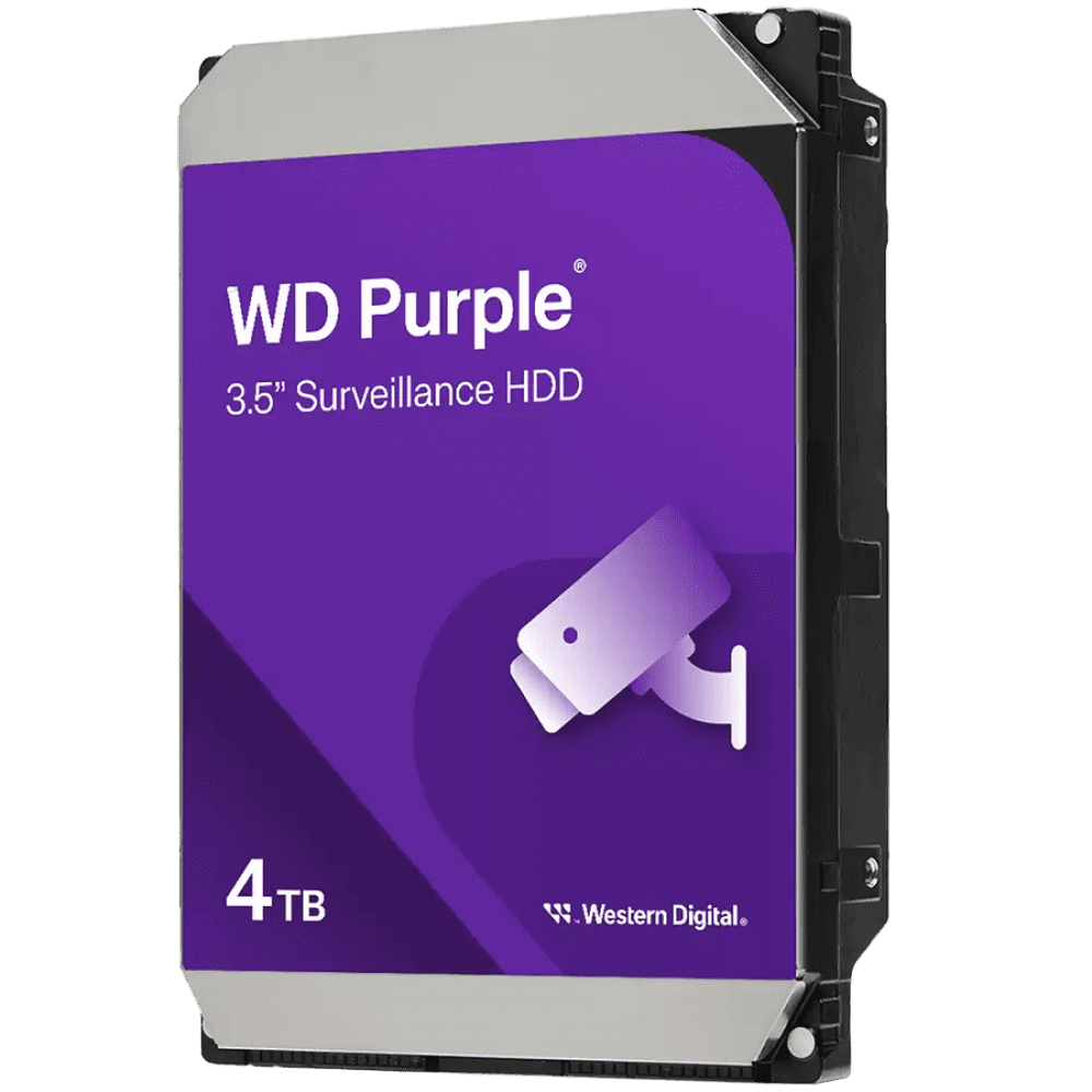 WD Purple 4TB CMR, 3.5'', 128MB, SATA 6Gbps