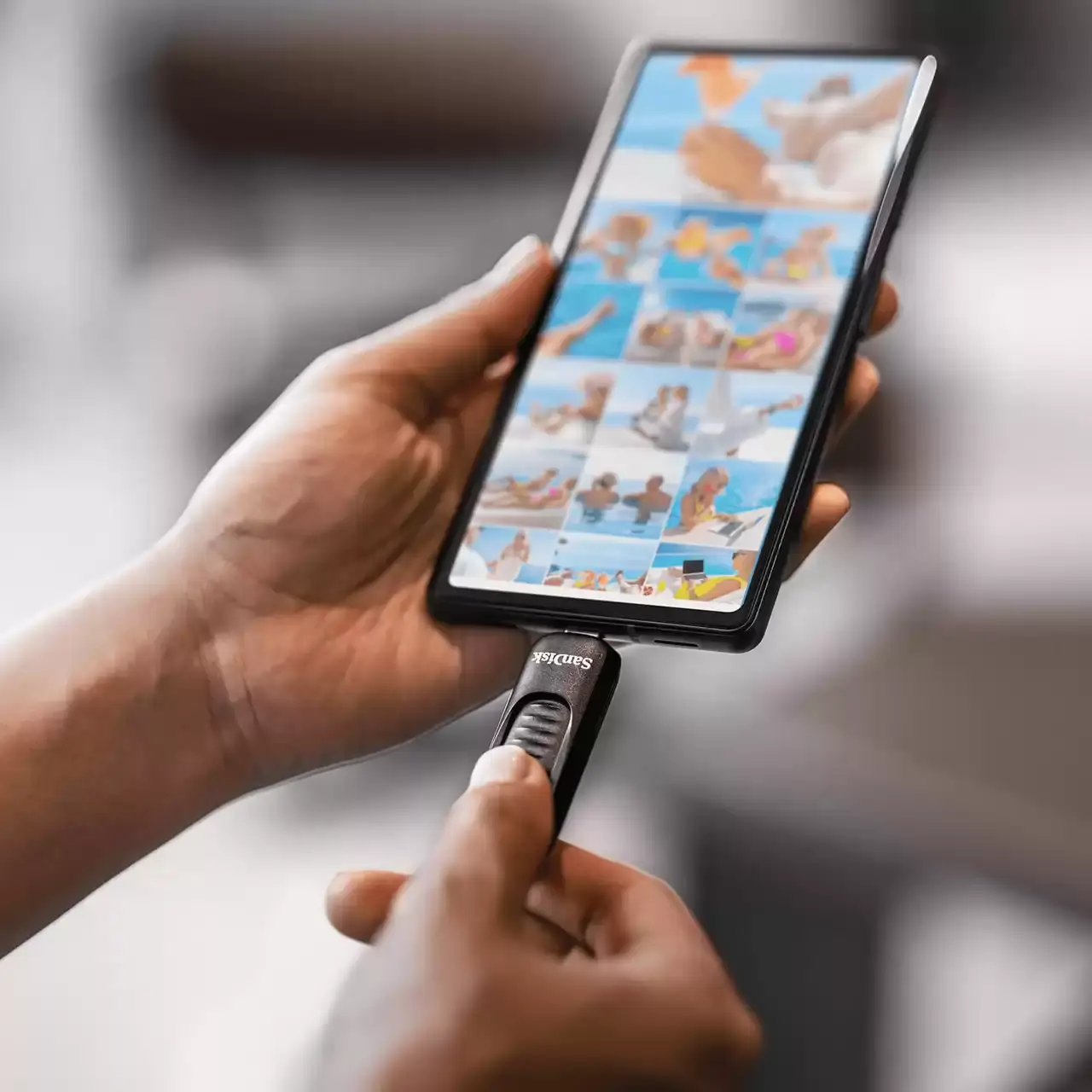 SanDisk Флаш памет Ultra Slider USB Type-C, 256GB - Image 5