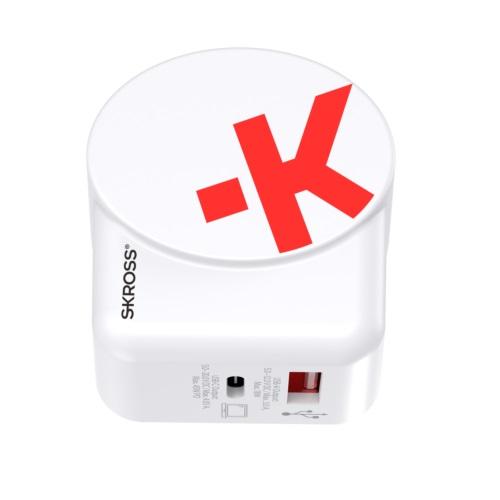 Адаптер-зарядно SKROSS Euro USB Charger AC45PD, USB-A, USB-C - Image 2