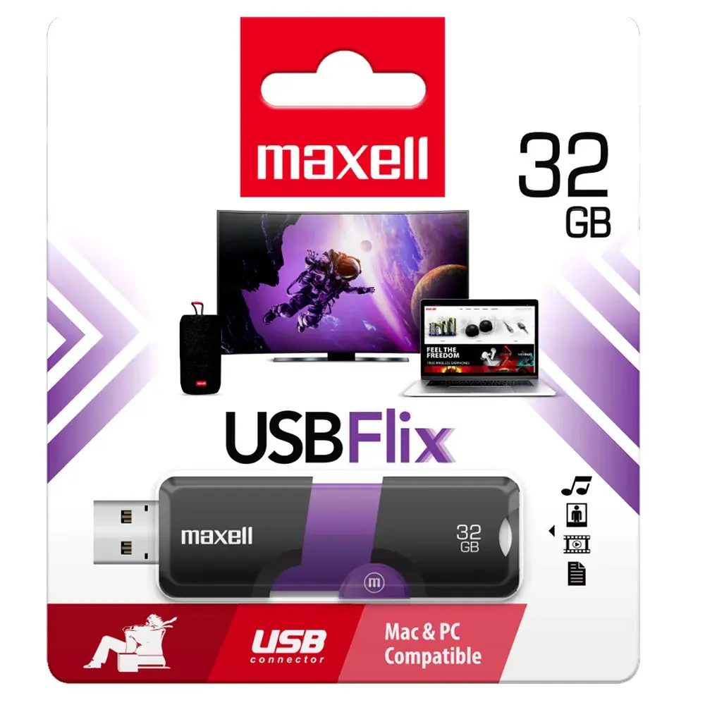 USB памет MAXELL FLIX, USB 3.0, 32GB