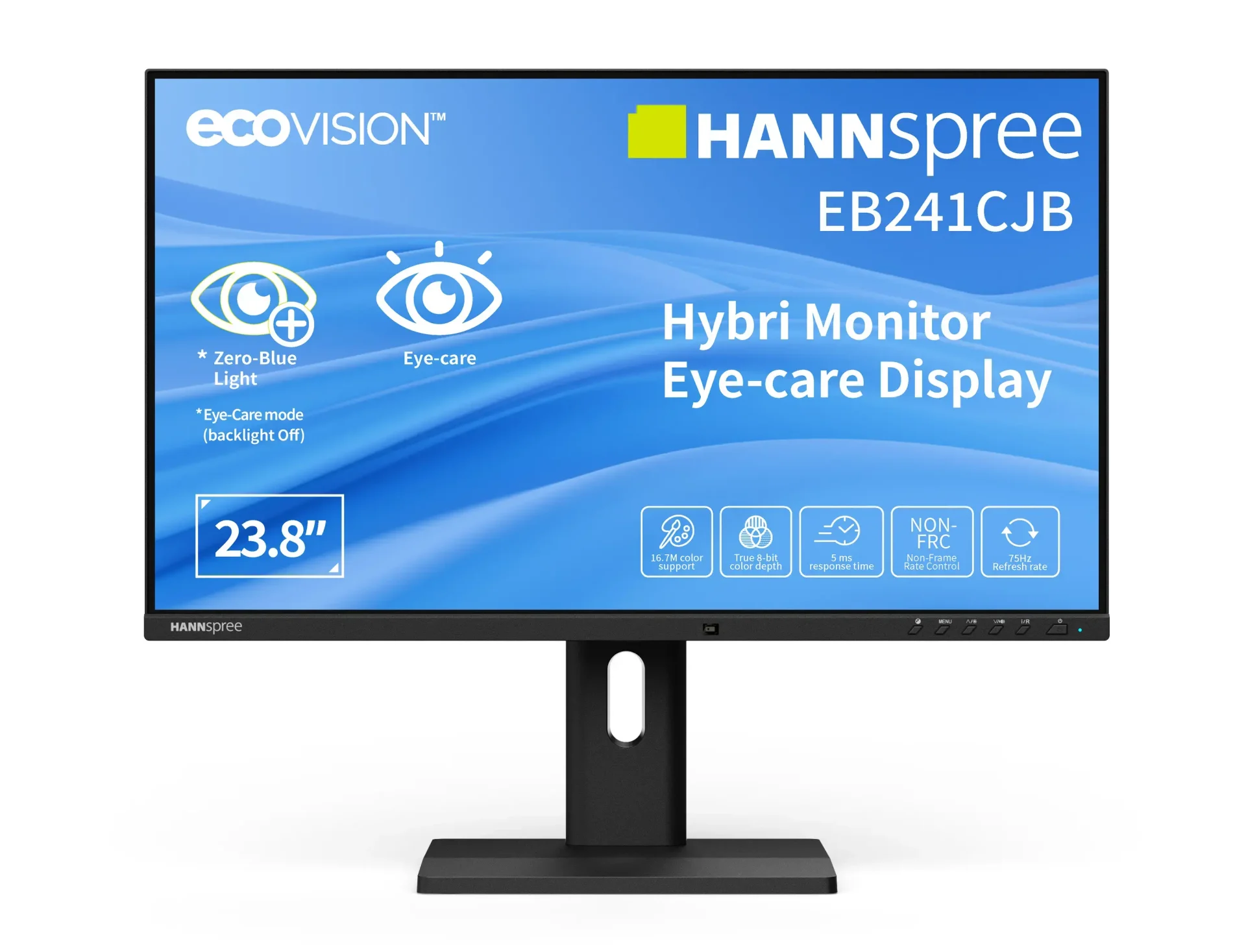 Монитор Hybri Hanspree EB241CJB - 24"inch ecoVision TN, FHD(1920x1080), 75Hz, USB-C