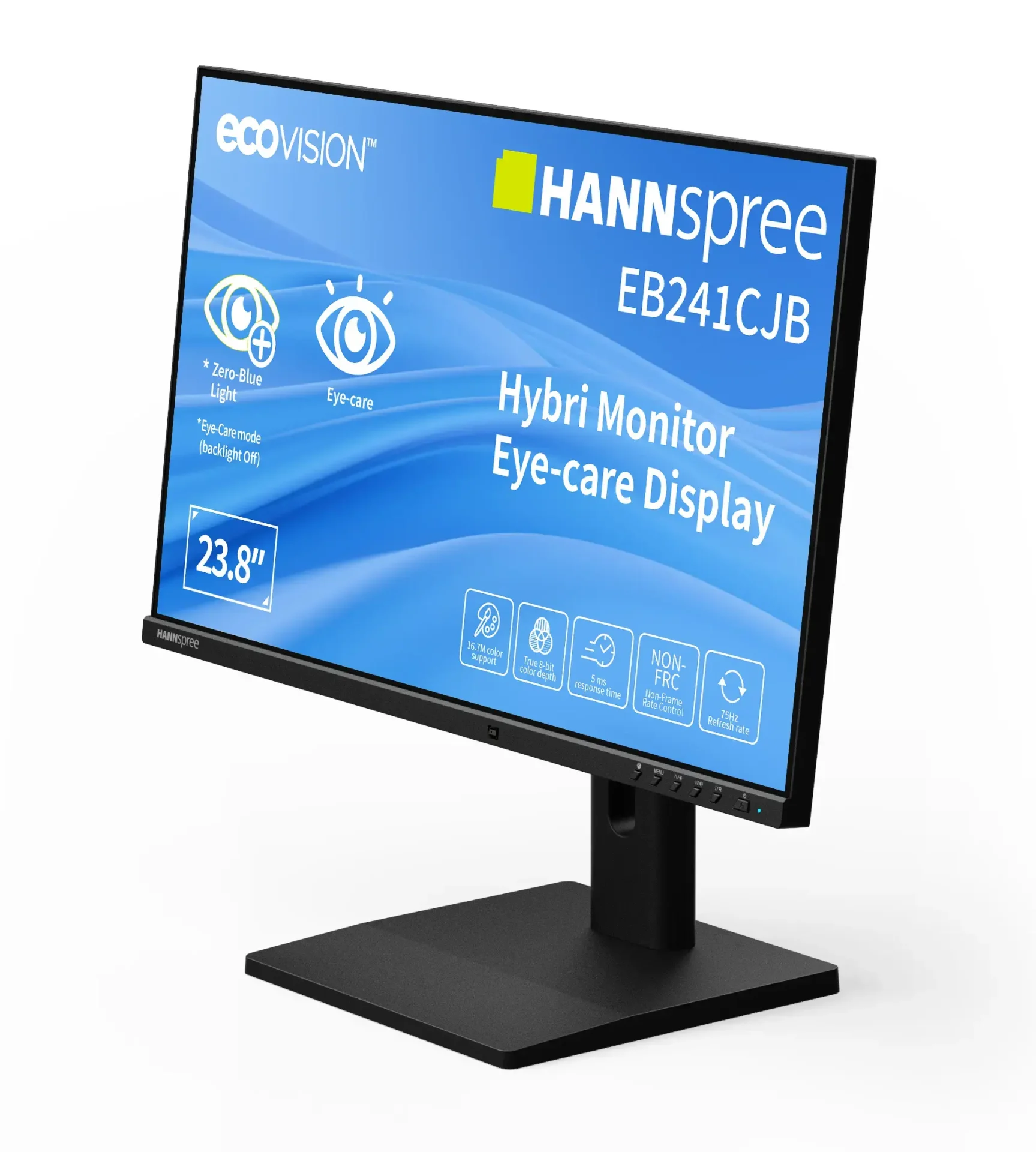 Монитор Hybri Hanspree EB241CJB - 24"inch ecoVision TN, FHD(1920x1080), 75Hz, USB-C - Image 3