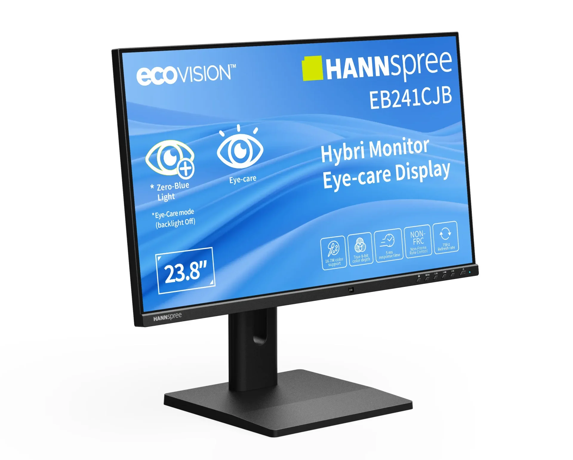 Монитор Hybri Hanspree EB241CJB - 24"inch ecoVision TN, FHD(1920x1080), 75Hz, USB-C - Image 2