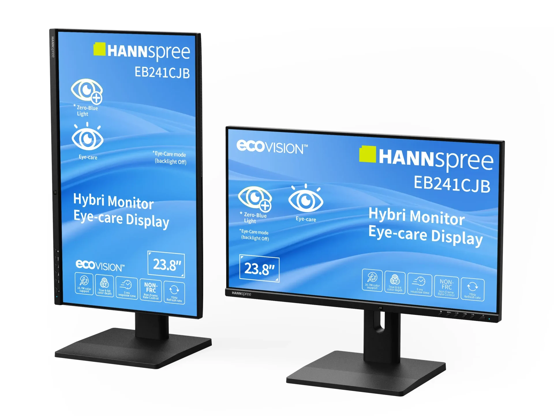 Монитор Hybri Hanspree EB241CJB - 24"inch ecoVision TN, FHD(1920x1080), 75Hz, USB-C - Image 5