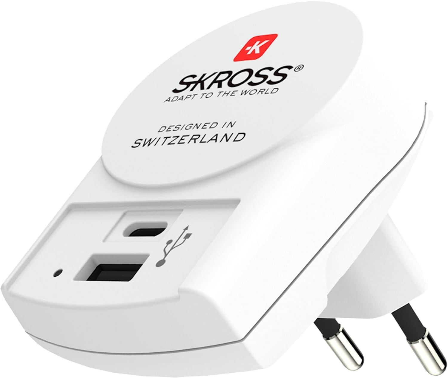 Адаптер-зарядно SKROSS Euro USB Charger 1.302423, USB-А, USB-C - Image 3